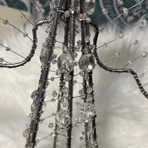 Silver Wire Angel Candle Holder - Picture 4 of 5